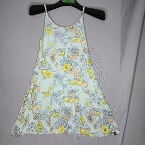 Hurley Floral Dress With Adjustable Spaghetti Straps Size XS